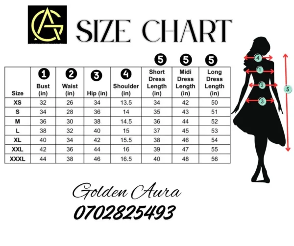 golden aura size